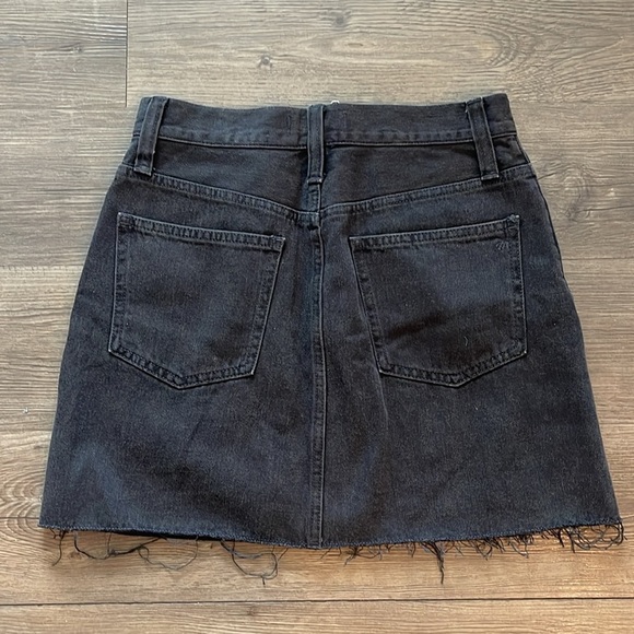 Madewell Rigid Denim A-Line Mini Skirt in Lunar Wash Size 25 - Picture 10 of 10